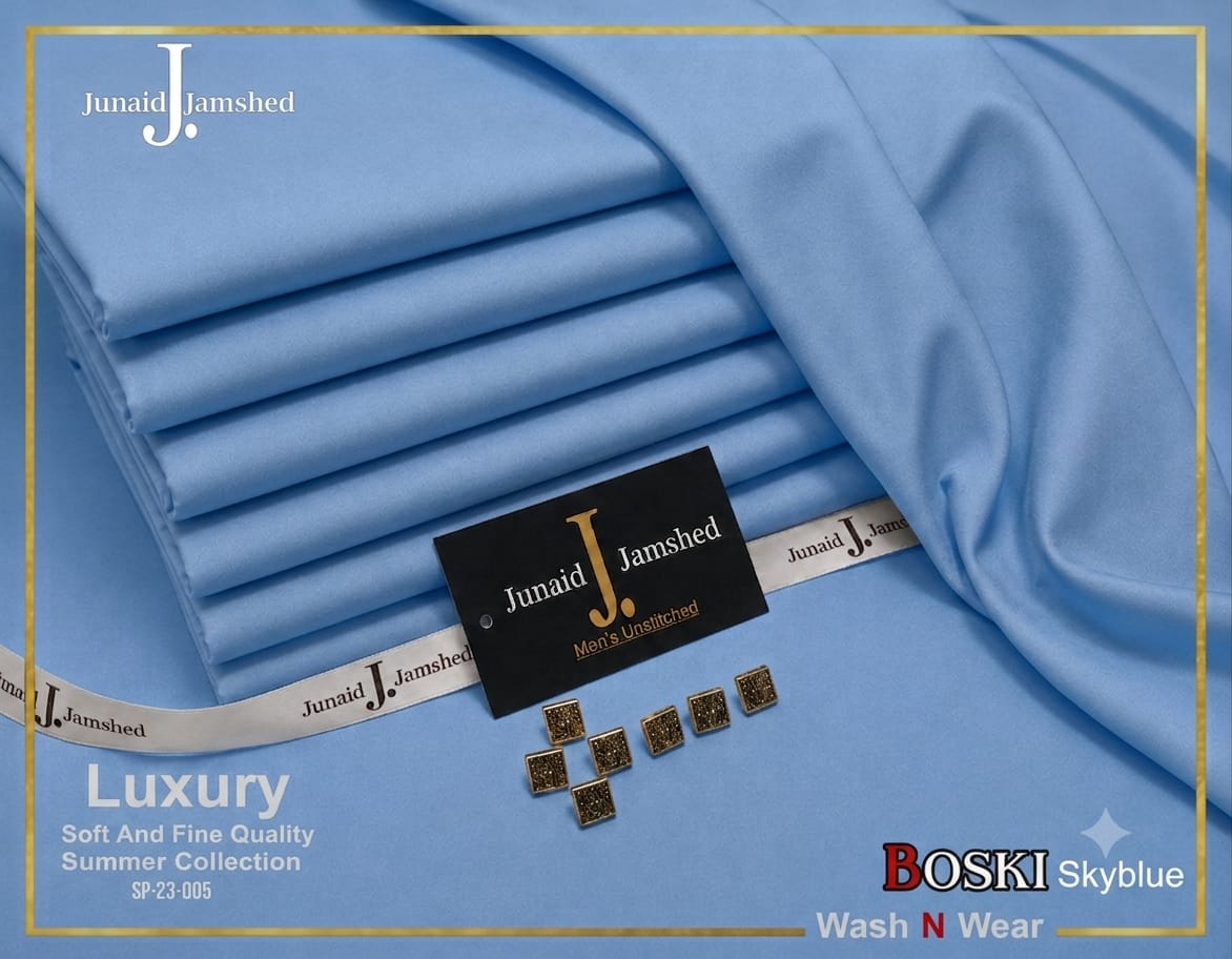 Premium J. Wash & Wear Boski | Boski Sky Blue