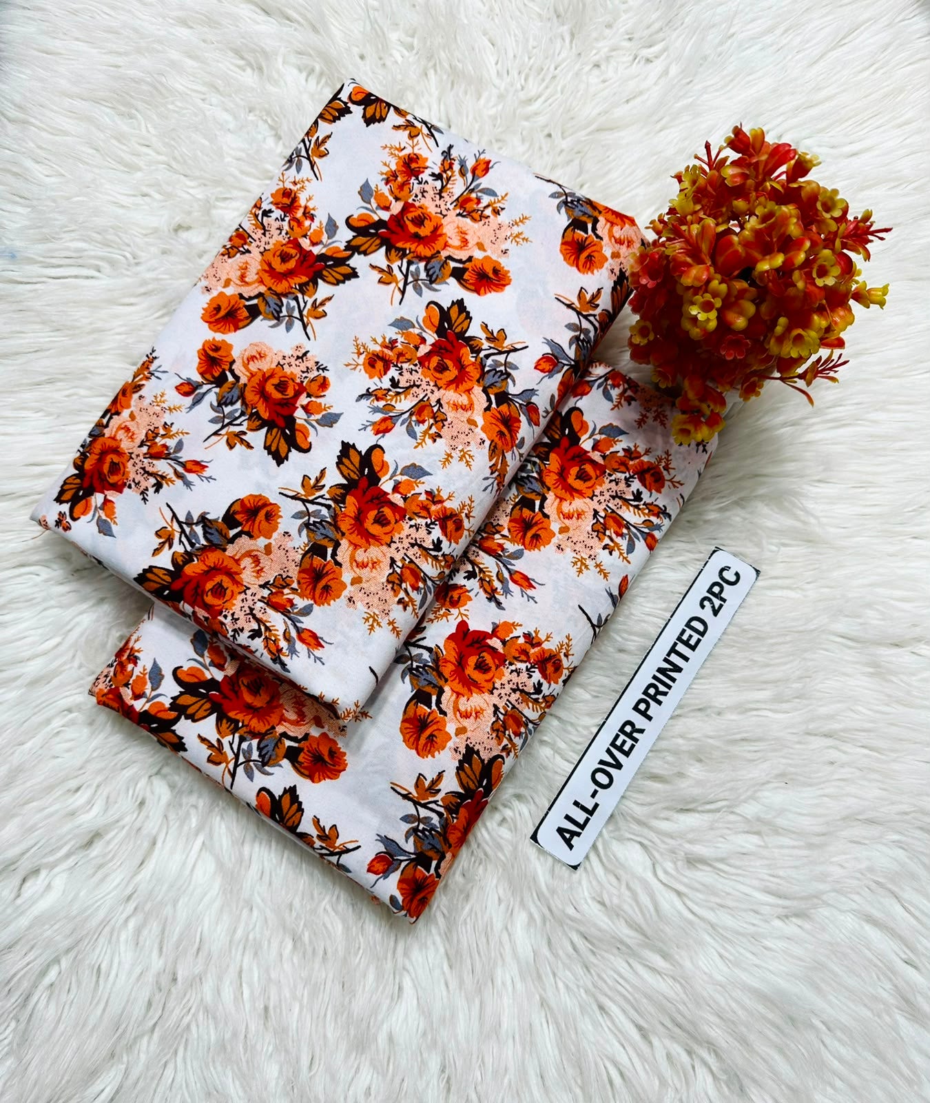 Women's Floral Print 2 Piece Summer Suit – Digital Printed Micro Polo Cotton | 042