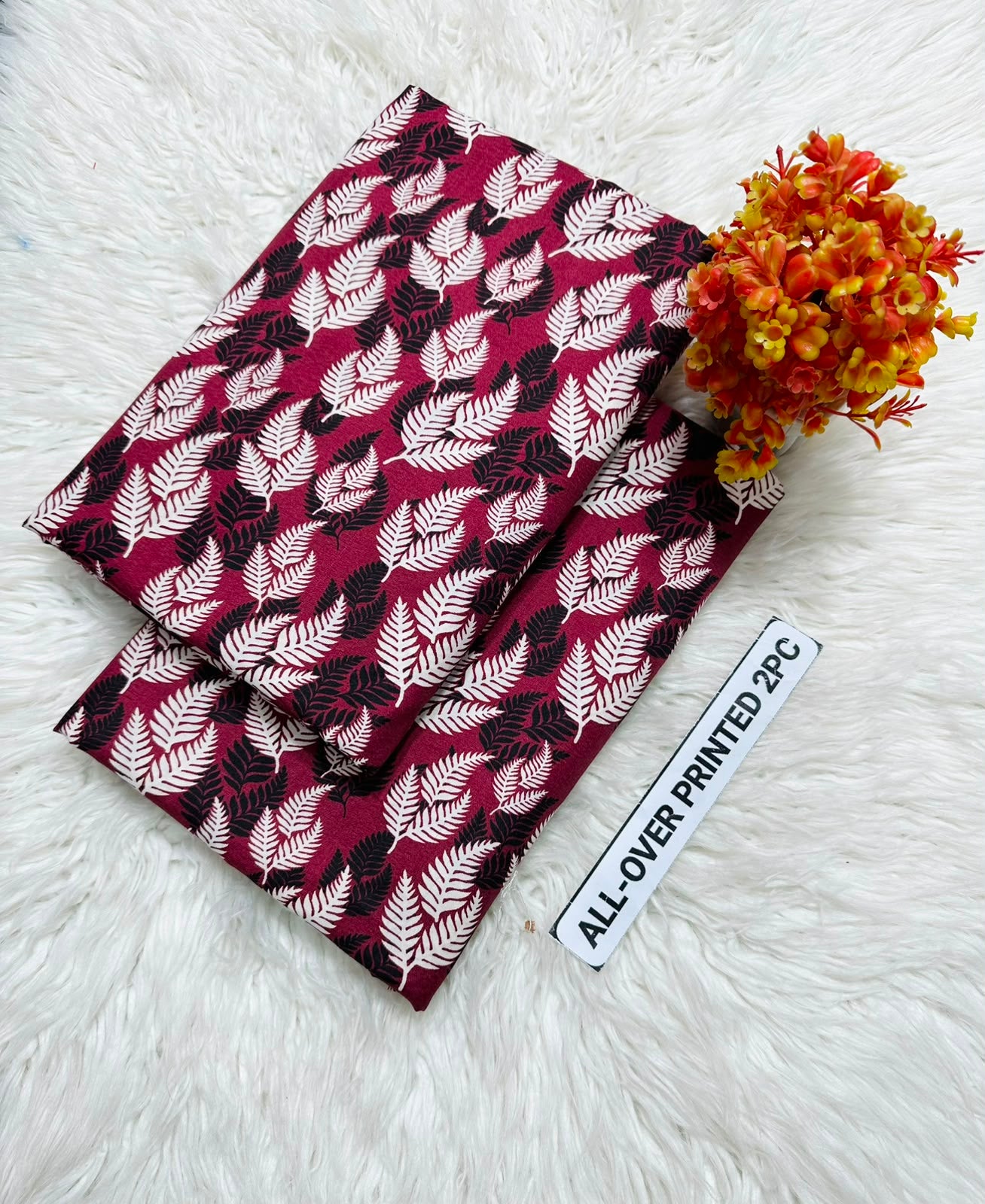 Women's Floral Print 2 Piece Summer Suit – Digital Printed Micro Polo Cotton | 035