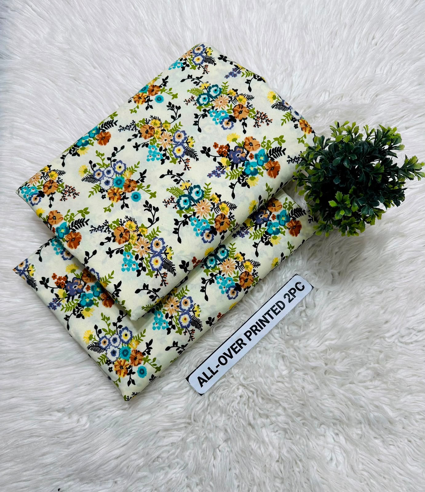 Women's Floral Print 2 Piece Summer Suit – Digital Printed Micro Polo Cotton | 020