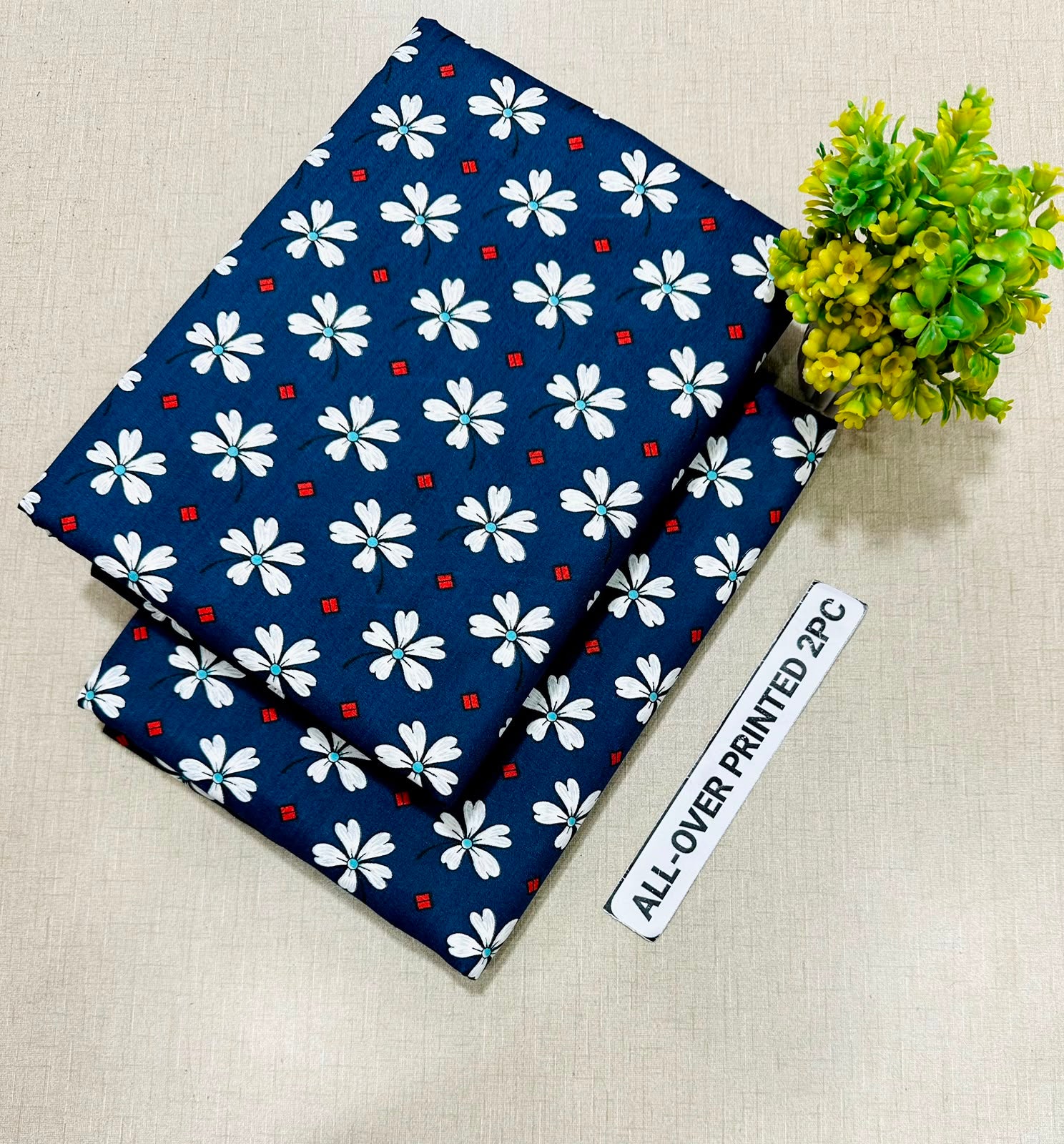 Women's Floral Print 2 Piece Summer Suit – Digital Printed Micro Polo Cotton | 062